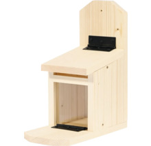 Vogelhaus aus Holz mit Klappe