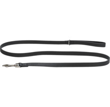 Laisse pour chien noire avec mousqueton