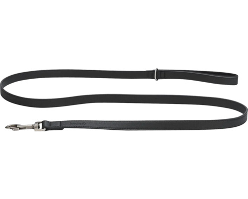 Laisse pour chien noire avec mousqueton