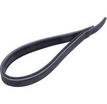 Bandoulière de sac en tissu noir