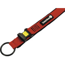 Laisse pour chien Beagle avec anneau noir et fermeture noire