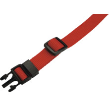 Sangle rouge avec fermeture noire