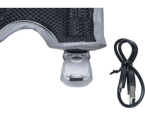 Lampe de course réfléchissante avec câble de chargement USB