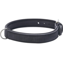 Hundehalsband aus Leder mit Metallschnalle und D-Ring