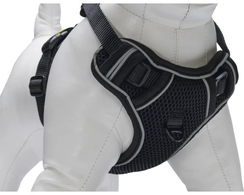 Harnais pour chien avec sangles réglables et insert en maille