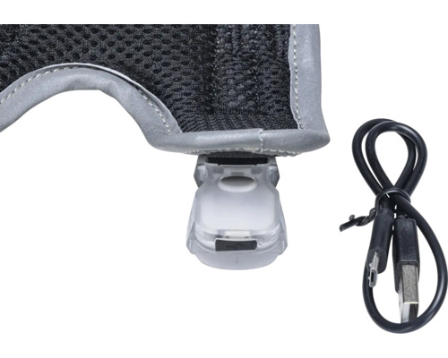 Gilet de sécurité réfléchissant avec câble de chargement USB