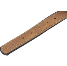 Brauner Ledergürtel mit Löchern