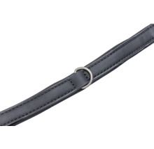 Schwarzer Gürtel mit Metallschnalle