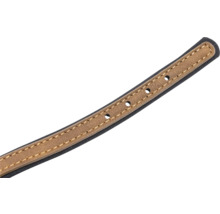 Collier en cuir avec trous de réglage de la taille