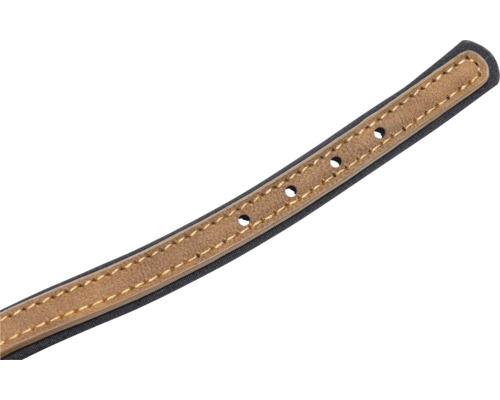 Collier en cuir avec trous de réglage de la taille