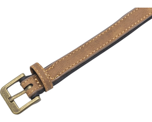 Brauner Gürtel mit Metallschnalle