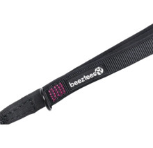 Logo Beetztess sur une laisse pour chien noire
