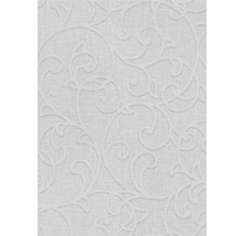 Papier peint avec motif floral en volutes