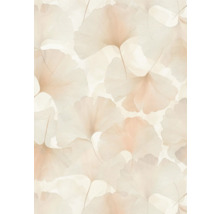 Papier peint à motif de feuilles de ginkgo