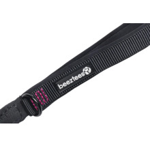 Vue détaillée d'une laisse pour chien avec le logo Beeztees