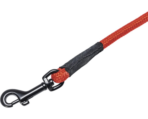 Laisse pour chien rouge avec mousqueton