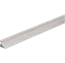 Fussleiste aus Kunststoff mit Holzdekor