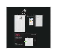 AEG Kleinspeicher inklusive Montagezubehör, Energielabel und Verpackung