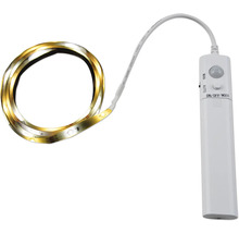 Bandeau LED avec détecteur de mouvement et alimentation par piles