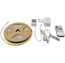 Ruban lumineux LED avec transformateur, commande et télécommande sur bobine