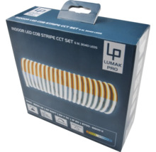 Emballage d'un kit de bandes LED COB CCT d'intérieur Lumak Pro