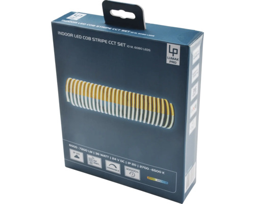 Emballage d'une bande lumineuse LED pour l'intérieur