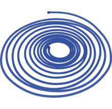 Tuyau d'arrosage enroulé