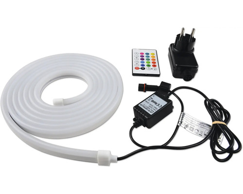 LED-Lichtschlauch mit Fernbedienung und Stromanschluss