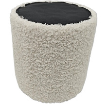 Hocker mit Fleecebezug