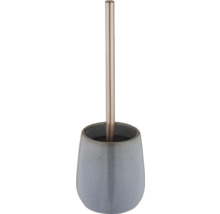 Brosse de toilette avec support en céramique et métal