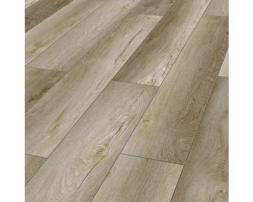 Stratifié posé avec structure en bois