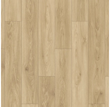 Verlegung von hellem Laminatboden mit Holzoptik