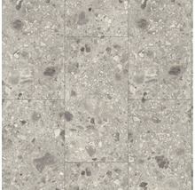 Graue Bodenfliesen mit Steinmuster