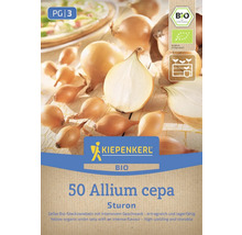 Kiepenkerl Bio Saatgutpackung mit 50 gelben Allium cepa Sturon Zwiebeln