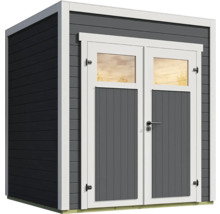 Gartenschuppen mit Doppeltür und Fenster