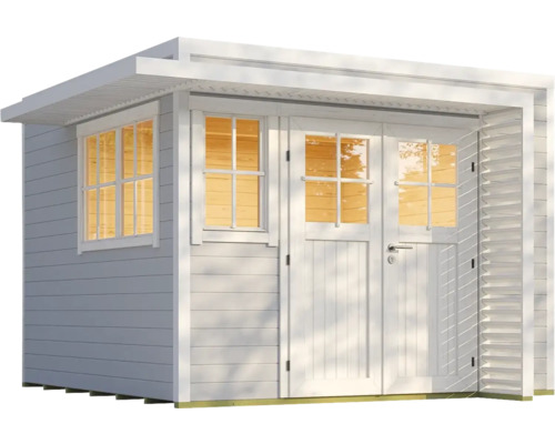 Gartenhaus mit Fenster und Doppeltür