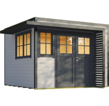 Abri de jardin moderne avec fenêtre et double porte