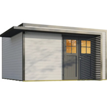 Gartenhaus mit Tür und Fenster