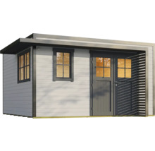 Gartenhaus mit Fenster und Tür