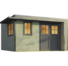 Abri de jardin avec fenêtre et porte