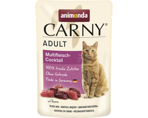 Pâtée pour chat animonda Carny Adult Multi-Cocktail 85 g Animonda Carny Adult nourriture pour chat cocktail de viande multiple