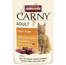 Animonda Carny Adult Katzenfutter Rind und Huhn im Beutel