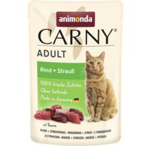 Animonda Carny Adult Katzenfutter Rind plus Strauß