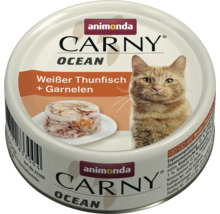 Animonda Carny Ocean Katzenfutter mit Weißem Thunfisch und Garnelen