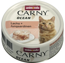 Animonda Carny Ocean Katzenfutter mit Lachs und Jungsardinen Dose