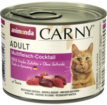 Boîte d'aliments pour chats Animonda Carny Adult avec cocktail multi-viandes