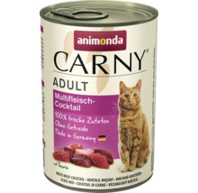 Boîte d'aliment pour chat Animonda Carny Adult avec cocktail multi-viandes