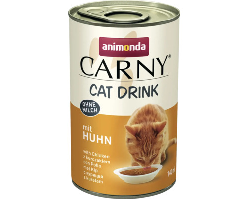 Boisson pour chat animonda Carny Cat Drink poulet 1 paquet 24x140 ml Animonda Carny Cat Drink au poulet en conserve