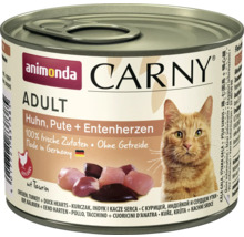 Animonda Carny Adult Katzenfutter mit Huhn, Pute und Entenherzen in Konservendose