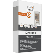 Emballage d'un rideau de porte avec fermeture magnétique, dimension 100 cm x 220 cm